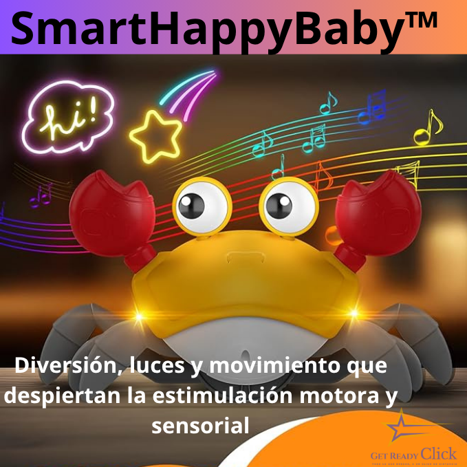 Regálale diversión, luces y música con SmartHappyBaby™ - Cangrejo Bailarín