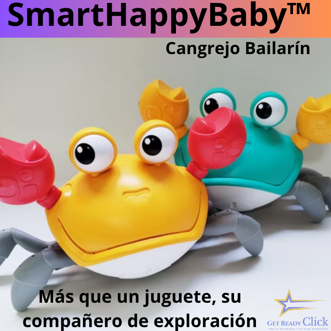 Regálale diversión, luces y música con SmartHappyBaby™ - Cangrejo Bailarín