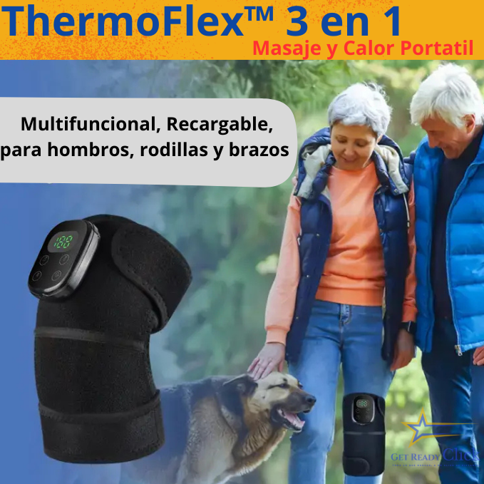 Si la molestia en los hombros, rodillas o codos no te deja tener un buen día ni dormir, esto es para ti: "Masaje y Calor Portátil"