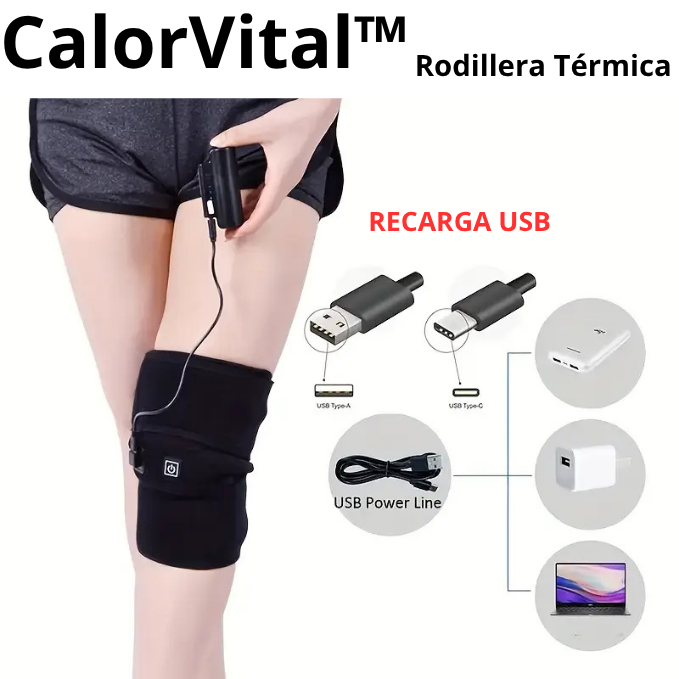 Recupera tu movilidad con calor inteligente para tus rodillas con "Rodillera Térmica"